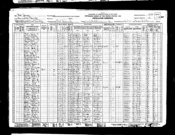Leslie Cohen 1930 census
