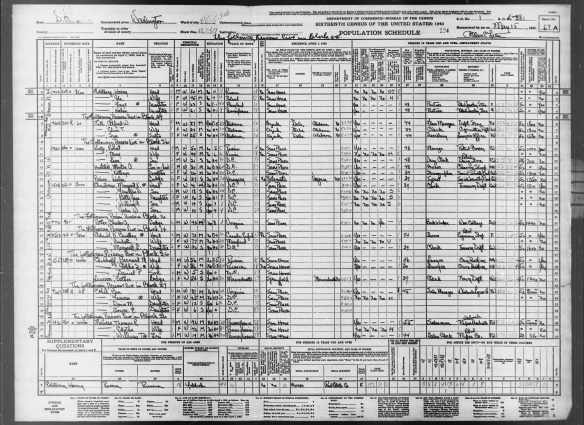 Morton Hartstall 1940 census