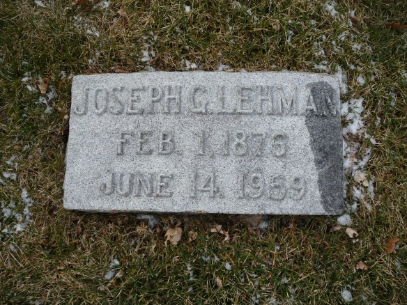 Joseph Lehman headstone