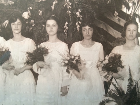 My grandmother Eva Schoenthal, second from left